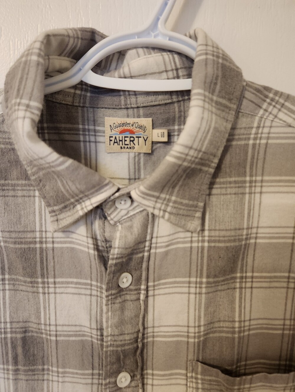 Men's Faherty Button Down Size Large